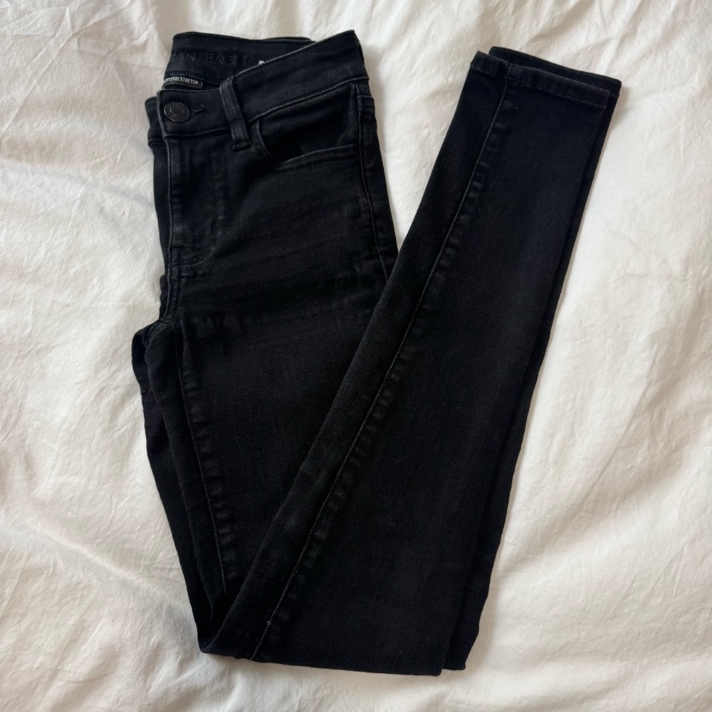 AE Black Jeans 00 Long